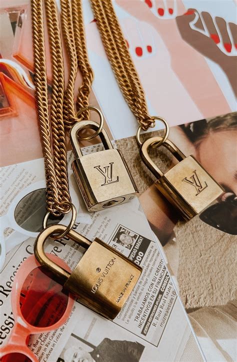 louis vuitton lock necklaces|louis vuitton lock necklace vintage.